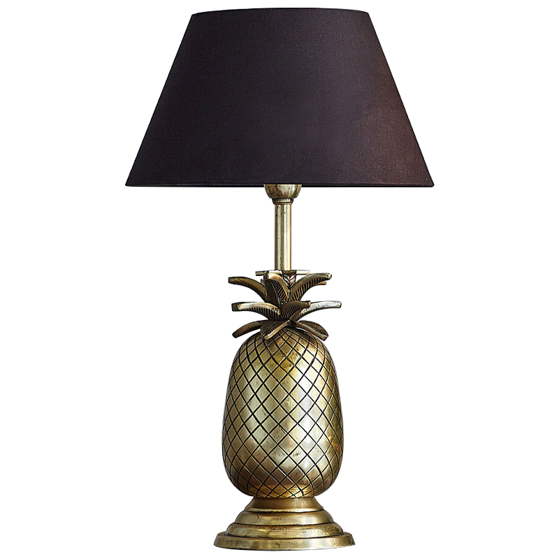 Настольная лампа Pineapple Lampshade Table Lamp Черный Латунь в Казани | Loft Concept 