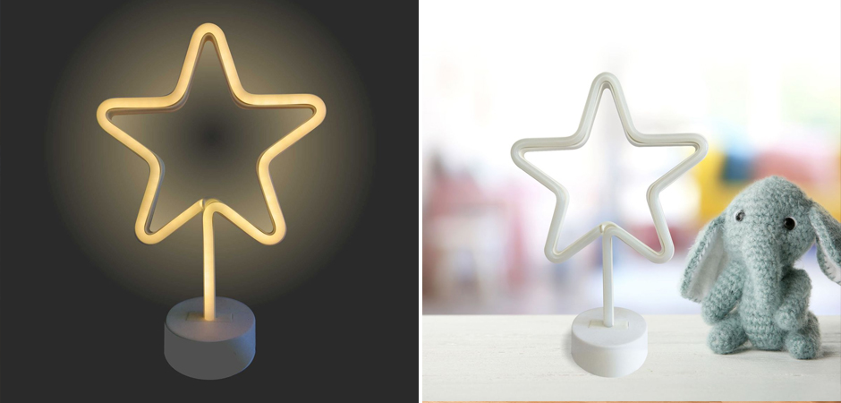 Неоновая настольная лампа Night Star - Loft-Concept в Казани