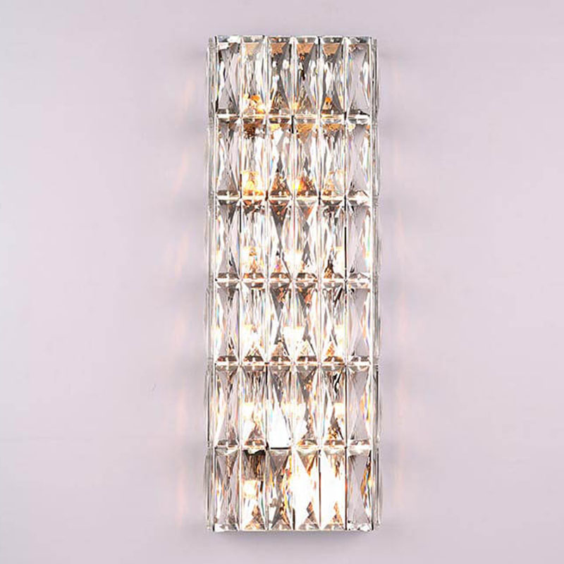 Бра Crystal Regena Chrome Wall Lamp 12 Хром Прозрачный (Transparent) в Казани | Loft Concept 