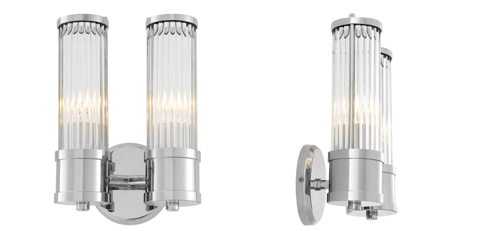 Бра Wall Lamp Claridges Dual Nickel - Loft-Concept в Казани