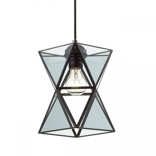 Подвесной светильник PolyPyramid Glass Pendant Прозрачный в Казани | Loft Concept 