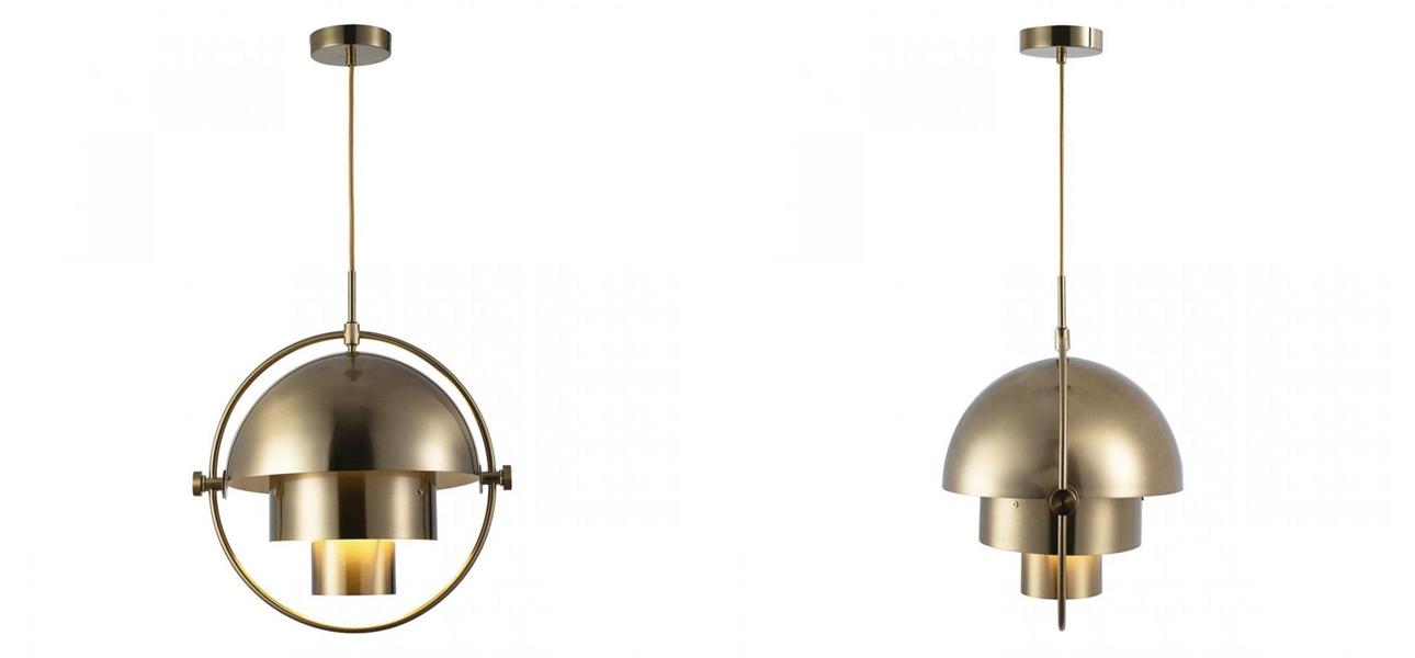 Подвесной светильник Louis Weisdorff Gold диаметр 38 - фото №1