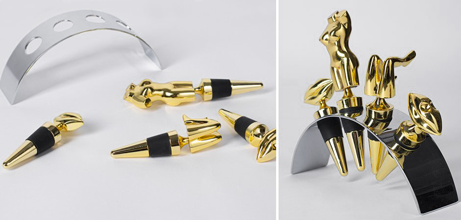 Набор пробок для бутылок ACOLYTE WINE STOPPER - Loft-Concept в Казани