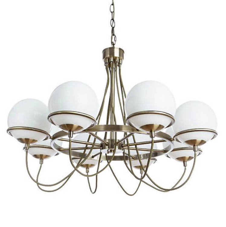 Люстра Melissa Chandelier Bronze Бронза Белый в Казани | Loft Concept 