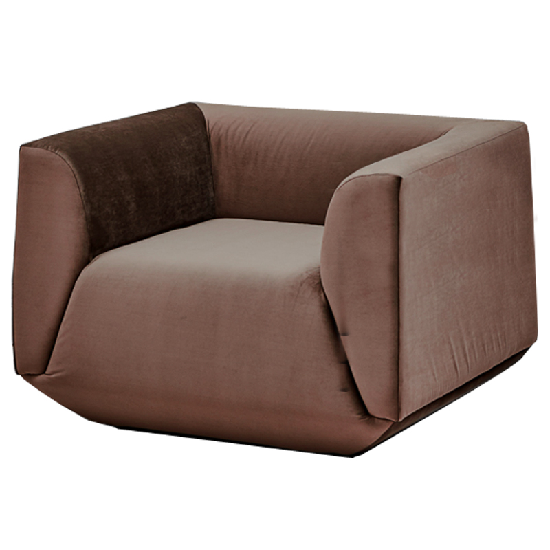 Armchair Cube Brown Большое Кресло Куб Коричневый в Казани | Loft Concept 