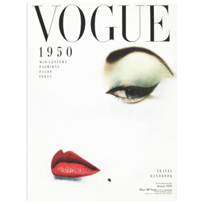 Постер Vogue Cover 1950 January  в Казани | Loft Concept 