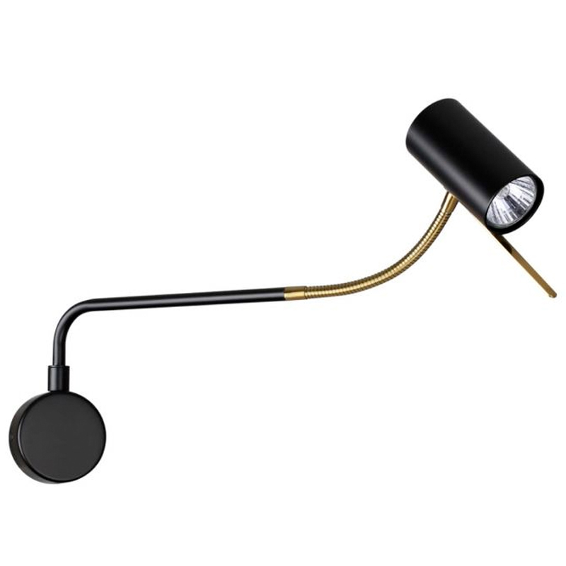 Гибкое бра Trumpet Wall Lamp Брозна Бронза Черный в Казани | Loft Concept 