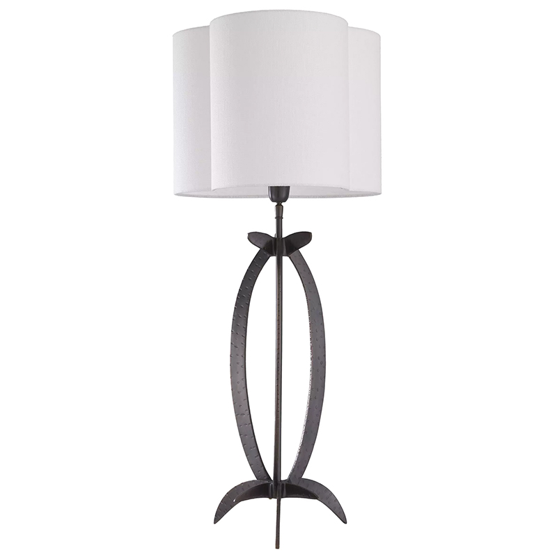 Настольная лампа Eichholtz Table Lamp Luciano Черный Белый в Казани | Loft Concept 