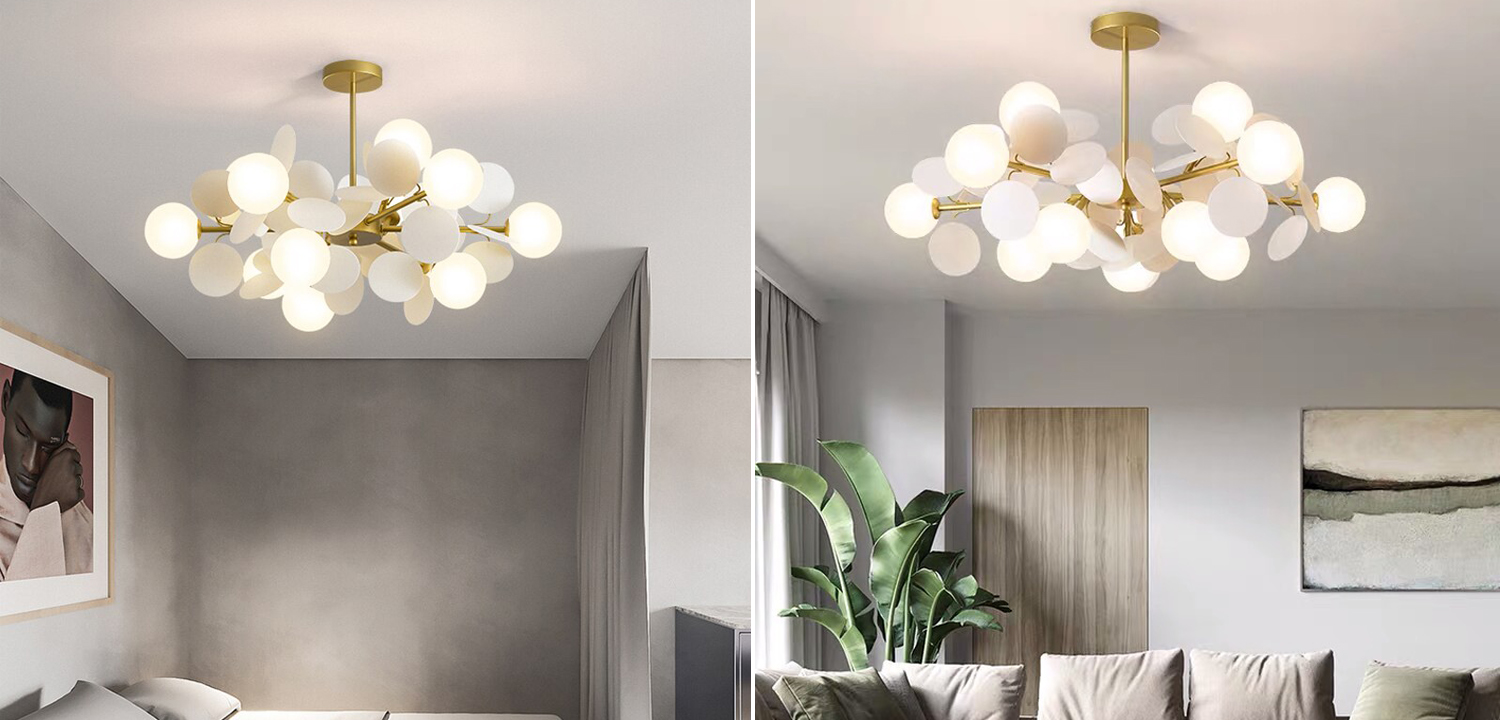 Люстра MATISSE Chandelier white - фото