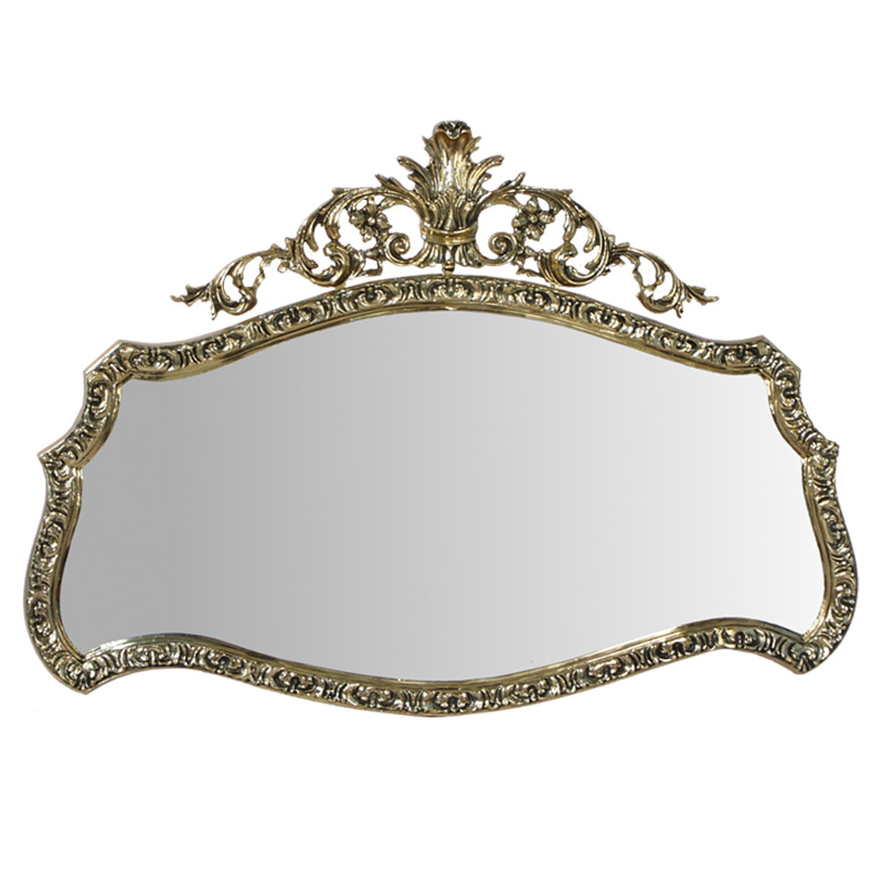 Зеркало настенное в бронзовой раме Royal Gold Mirrors  Золотой в Казани | Loft Concept 