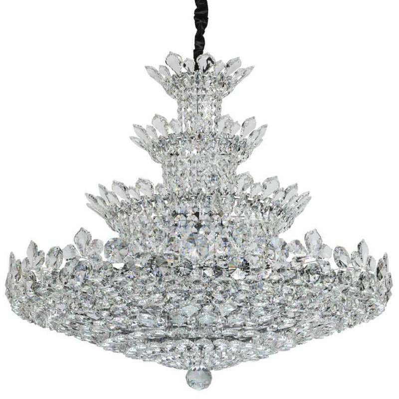 Люстра Griselda Crystal Chandelier 100 Хром Прозрачный в Казани | Loft Concept 