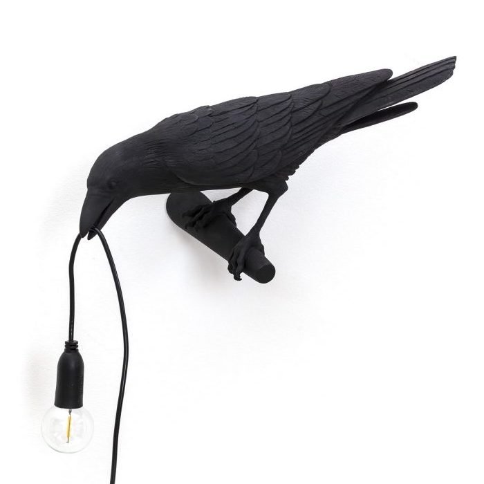 Бра Seletti Bird Lamp Black Looking Черный в Казани | Loft Concept 