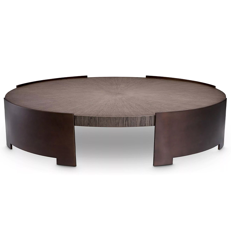 Кофейный стол Eichholtz Coffee Table Quinto Коричневый Темная бронза винтаж в Казани | Loft Concept 