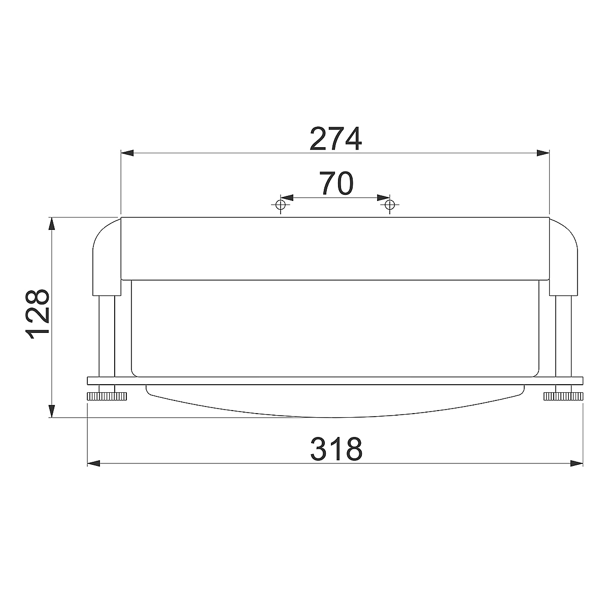Потолочный светильник для ванных комнат цвета никель с плафоном из опалового стекла и декоративными держателями Hinkley в Казани