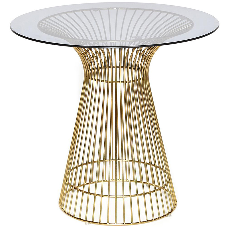 Обеденный стол Platner table gold Золотой Прозрачный в Казани | Loft Concept 