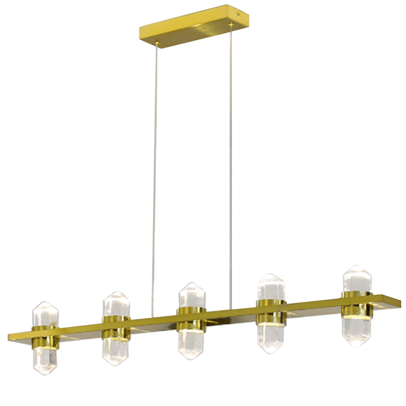 Люстра large Crystals Line Brass Латунь Прозрачный Люстра large Crystals Line Brass Латунь Прозрачный в Казани | Loft Concept