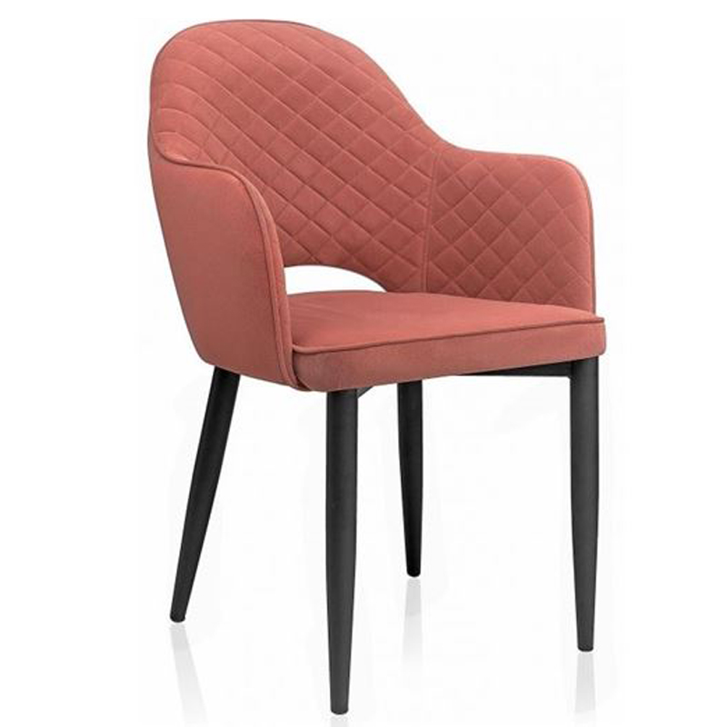 Стул Sharron Chair coral Коралловый Черный в Казани | Loft Concept 