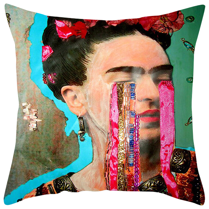 Декоративная подушка Frida Kahlo 15 Мульти в Казани | Loft Concept 