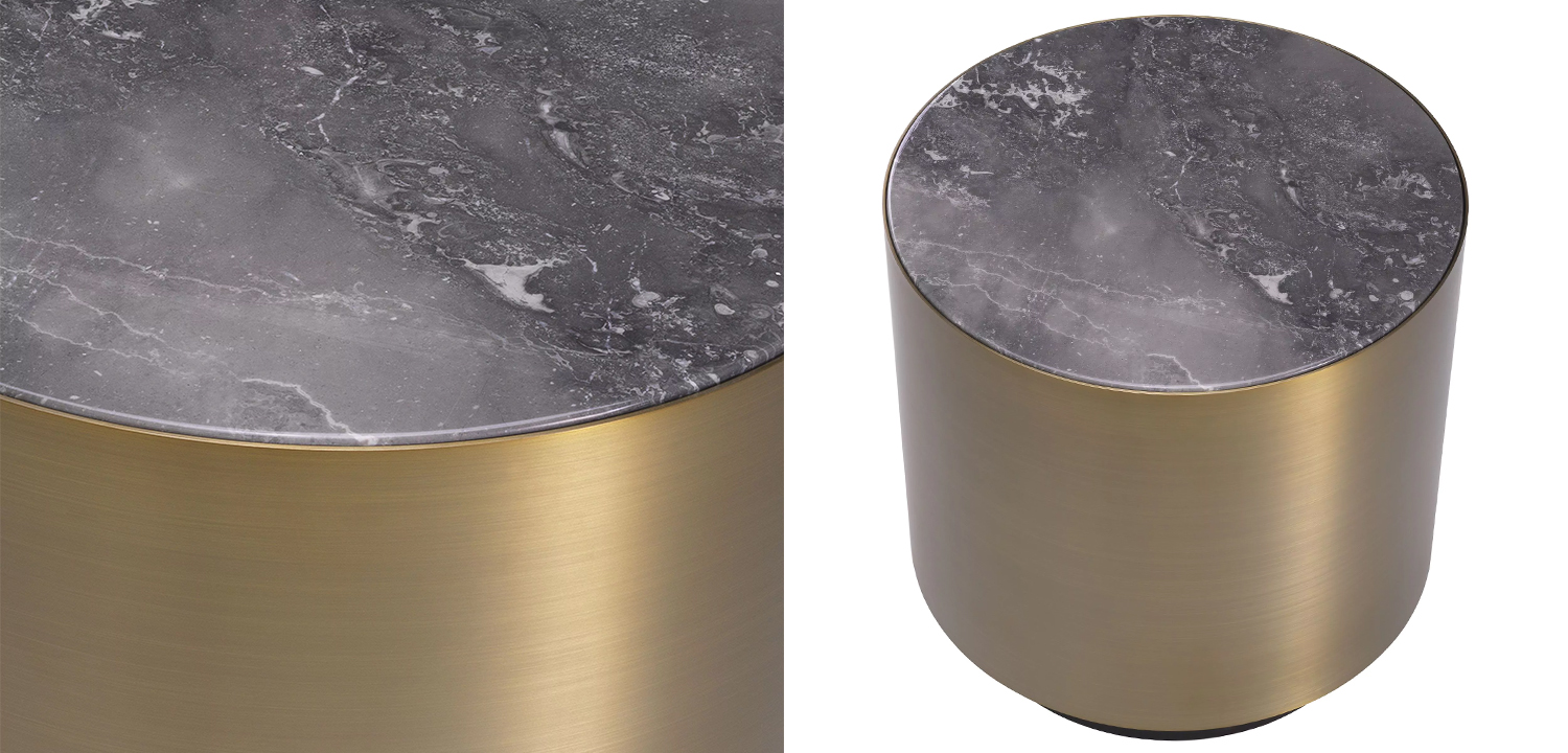 Приставной столик Eichholtz Side Table Porter Round - фото