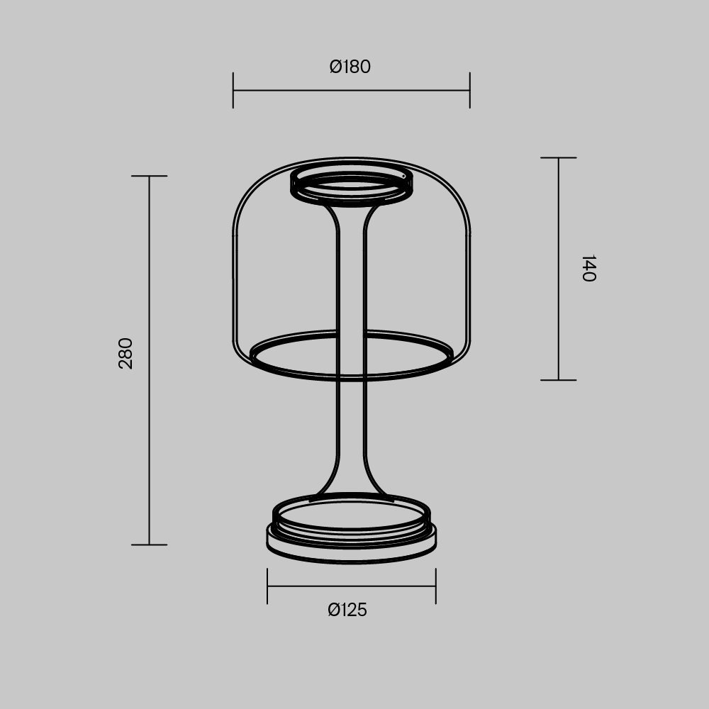 Настольный светильник Spirito 3000К 13Вт в Казани