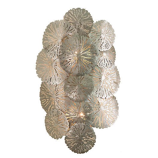 Бра Lily Pad Wall Sconce Nickel Серебряный в Казани | Loft Concept 