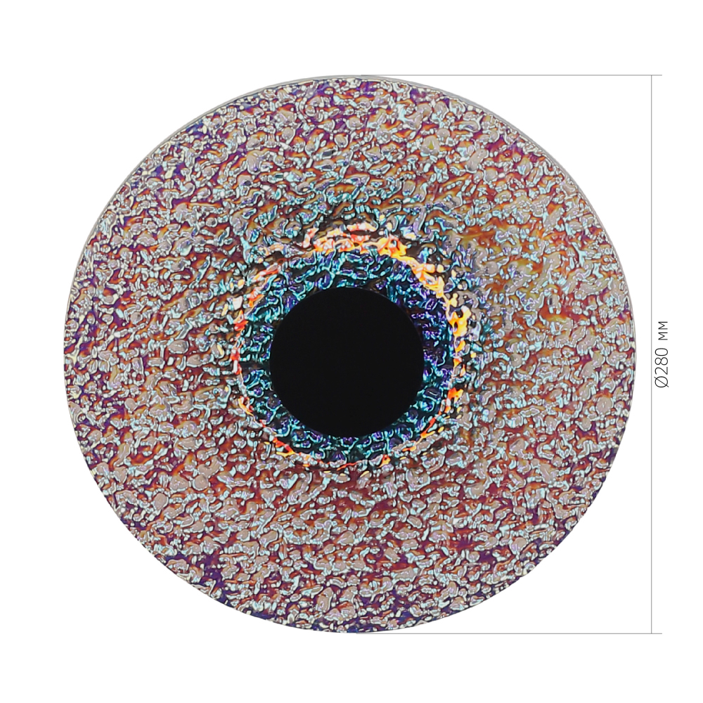 Бра круглое стеклянное с морозным эффектом Heterochromia в Казани