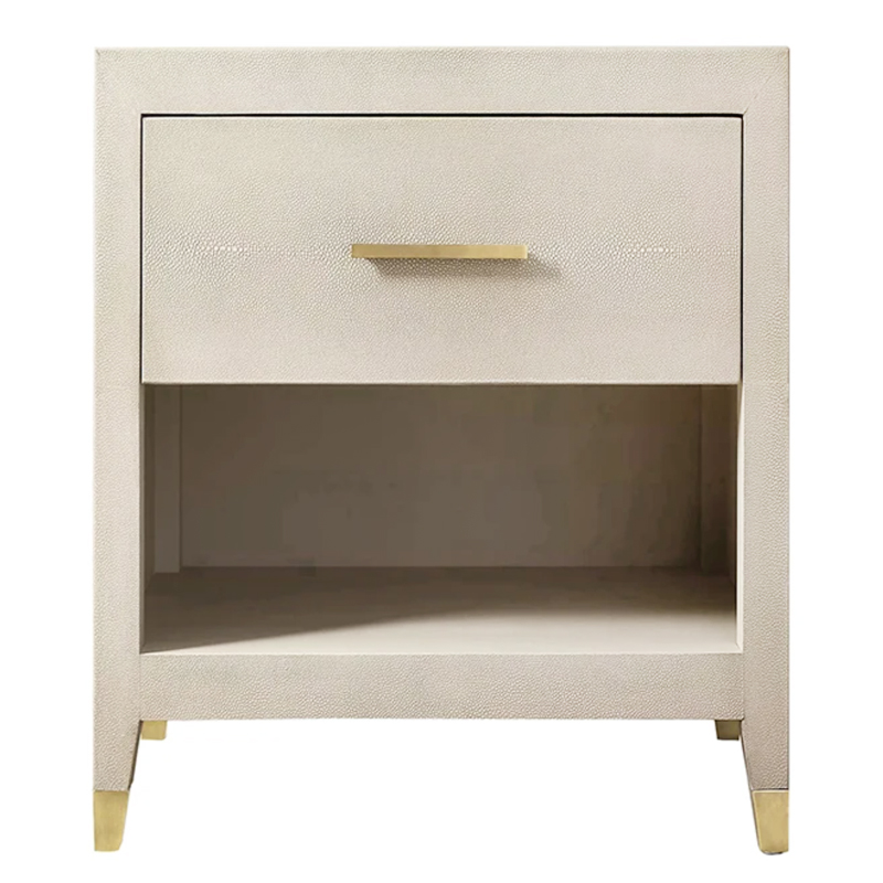 Charles Stingray Ivory Bedside table Тумбочка скат Золотой ivory ( слоновая кость ) в Казани | Loft Concept 