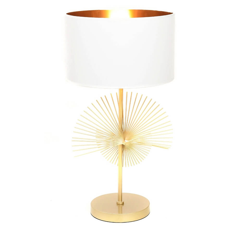 Настольная лампа Genoveva Table lamp white Белый Золотой в Казани | Loft Concept 