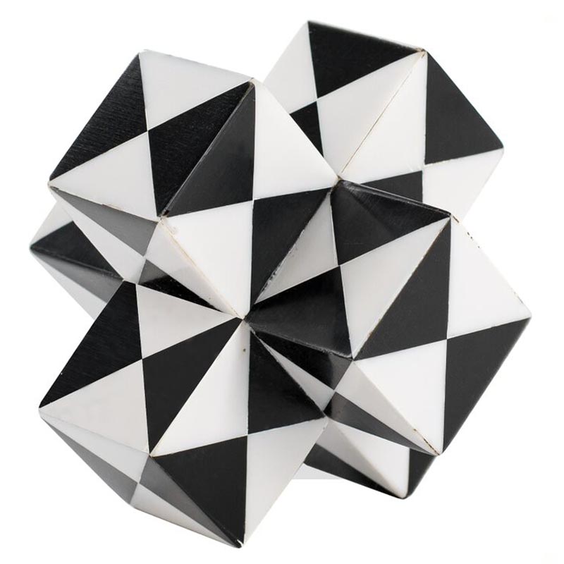 Статуэтка Geometric Figure black and white Черный Белый в Казани | Loft Concept 