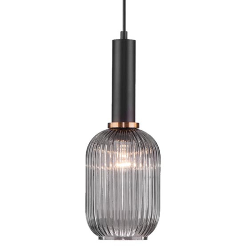 Светильник Ferm Living chinese lantern Gray III Серый (Gray) Черный в Казани | Loft Concept 