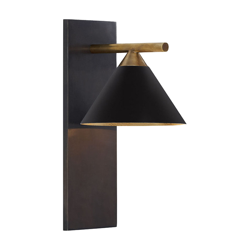 Бра CLEO SCONCE wall lamp Black Латунь Черный в Казани | Loft Concept 