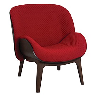 Кресло chair Fauteuil KALIN Design JM Gady Черный Красный в Казани | Loft Concept 