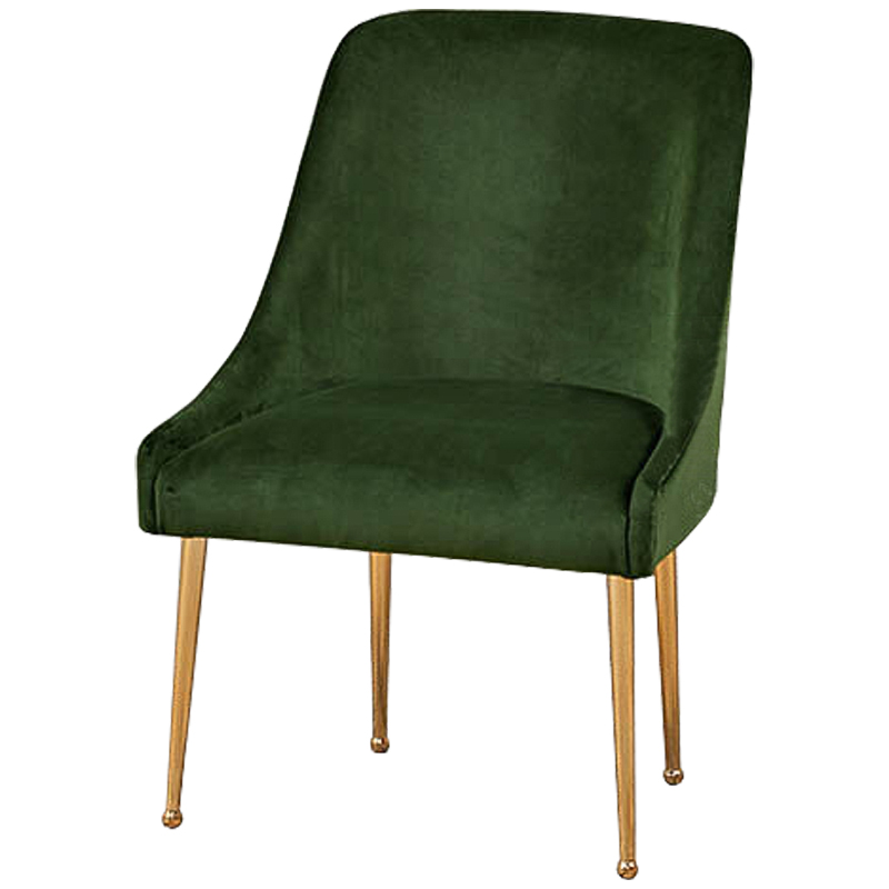 Стул Gormal Stool green Зеленый Золотой в Казани | Loft Concept 