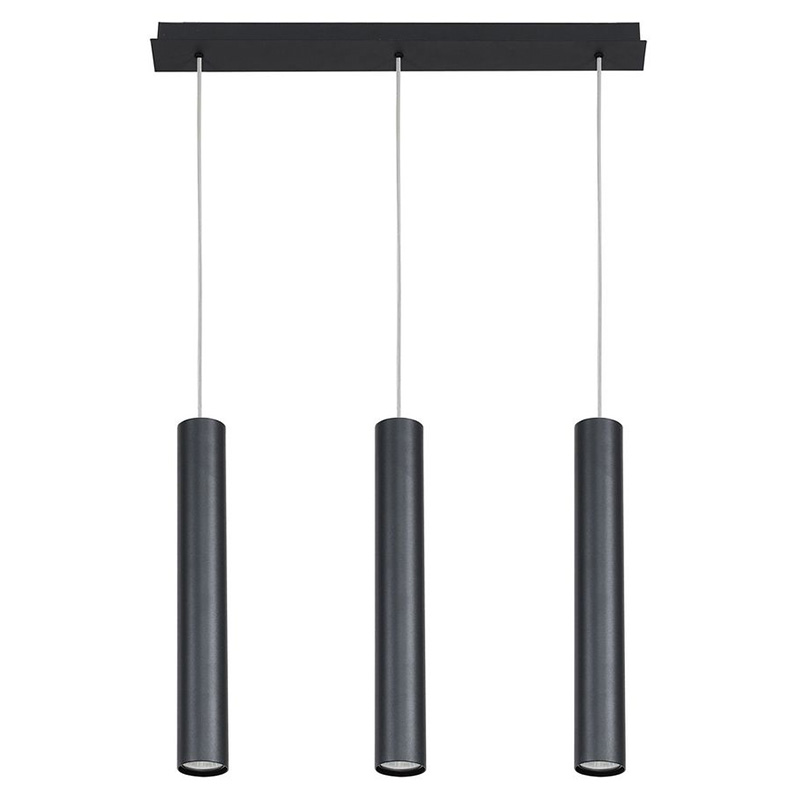 Люстра Luis Chandelier Line black Черный в Казани | Loft Concept 