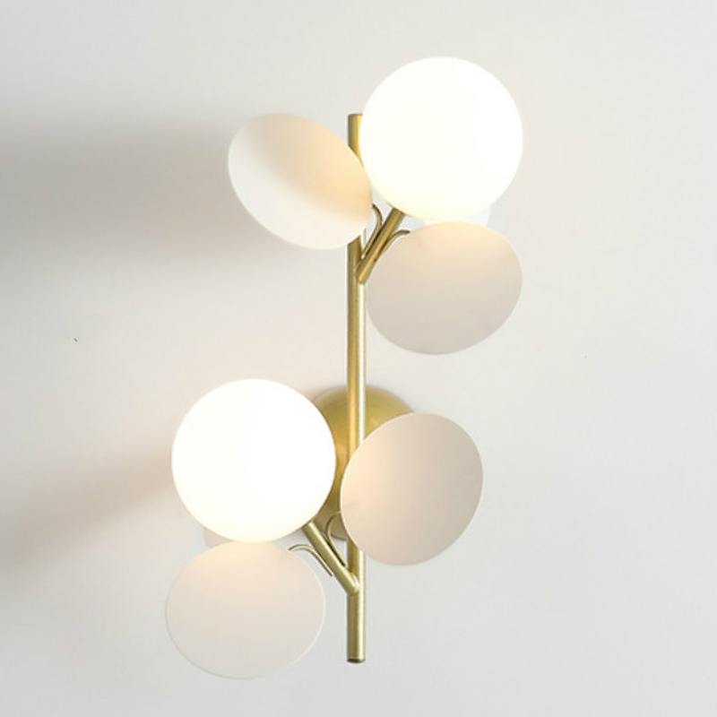 Бра MATISSE sconce double white Золотой Белый в Казани | Loft Concept 