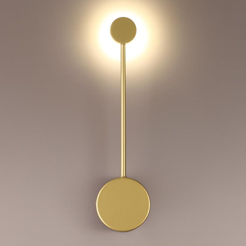 Бра Pin Wall Light Gold 40 Золотой в Казани | Loft Concept 