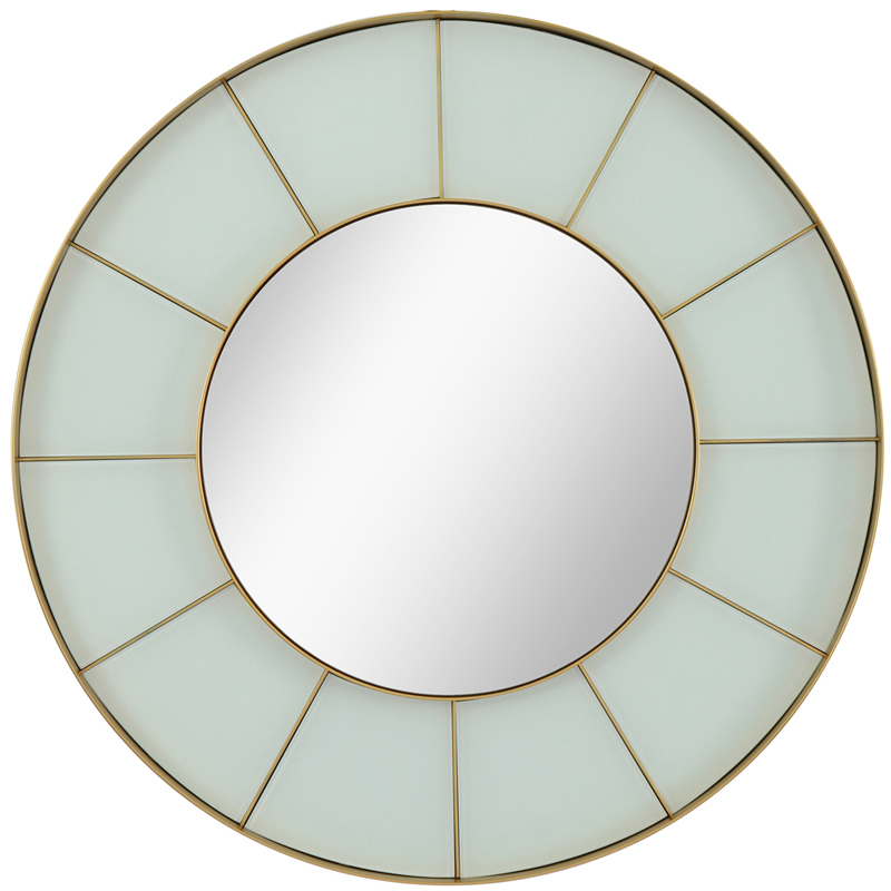 Зеркало Sectors Circle Mirror white  в Казани | Loft Concept 