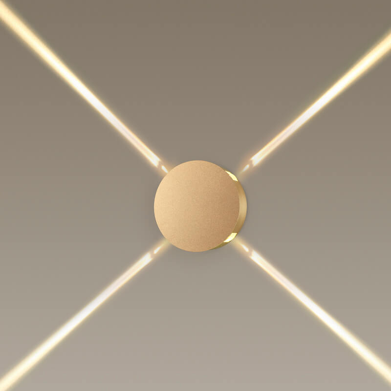 Спот Jedi Beam Sconce Circle gold Золотой в Казани | Loft Concept 