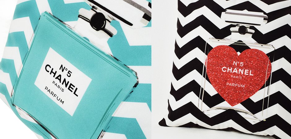 Декоративная подушка CHANEL № 5 - Loft-Concept в Казани