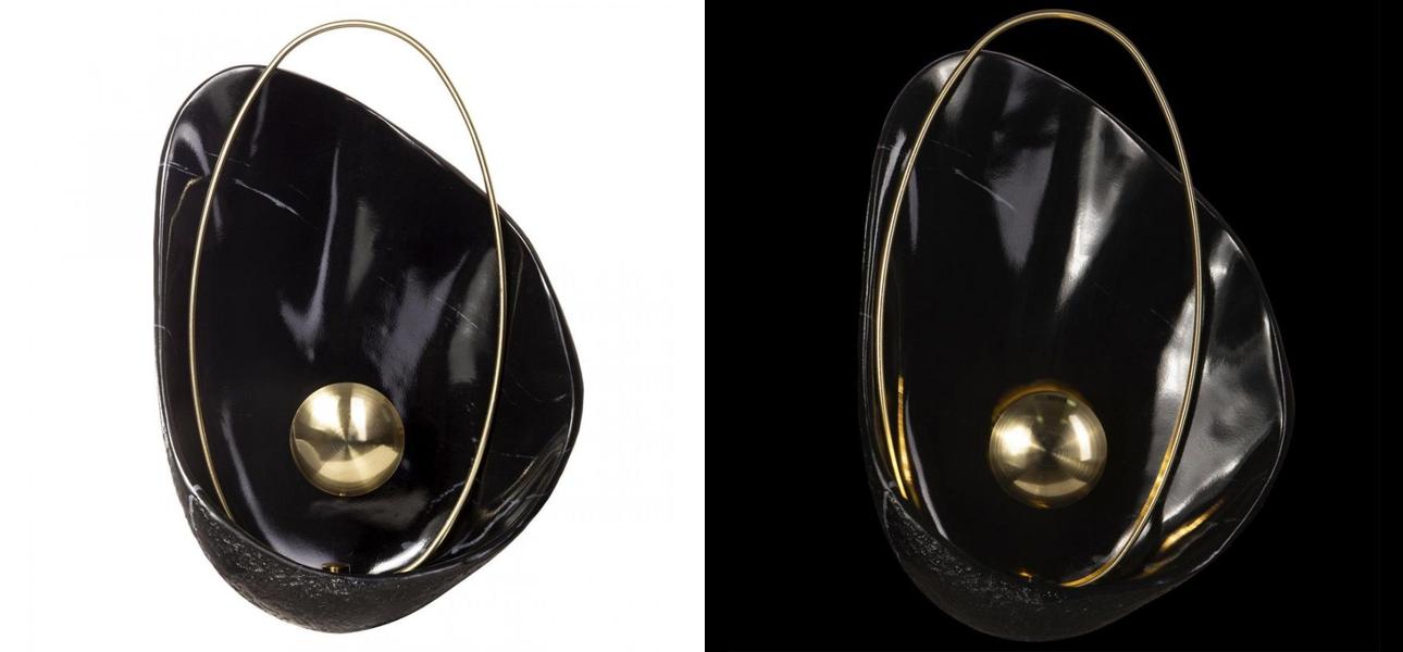 Бра Черная Жемчужина Ginger & Jagger Pearl WALL LAMP - фото №1