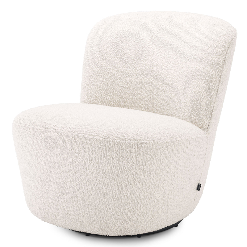 Кресло Eichholtz Swivel Chair Doria Кремовый в Казани | Loft Concept 