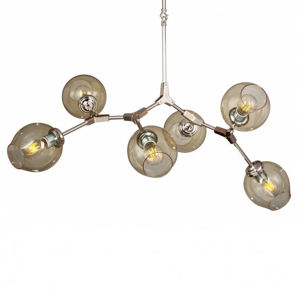 Люстра Branching Bubble Chandelier 6 Amber Янтарь (Amber) в Казани | Loft Concept 