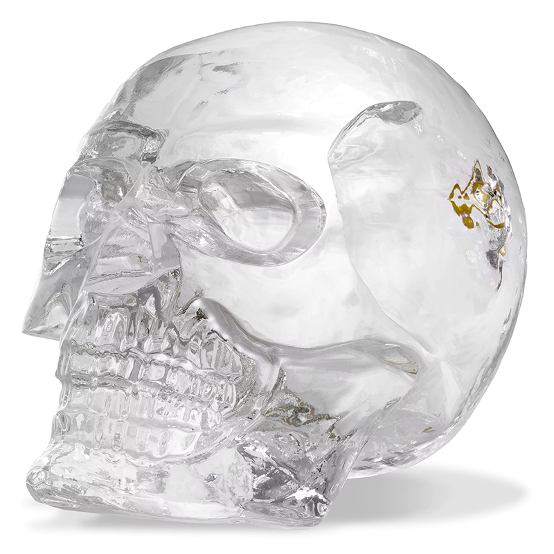 Статуэтка Philipp Plein Diamond Skull Прозрачный Золотой в Казани | Loft Concept 