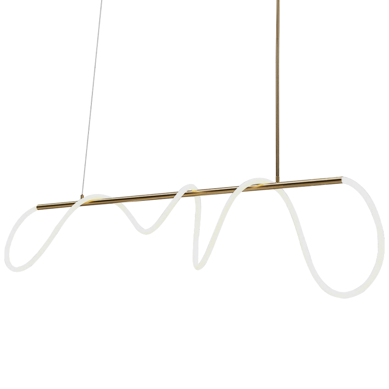 Светильник Luke Lampco Tracer Bar Gold 160 Золотой Белый в Казани | Loft Concept 