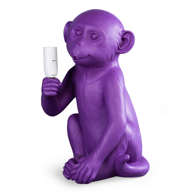 Настольная лампа Purple Monkey Фиолетовый в Казани | Loft Concept 