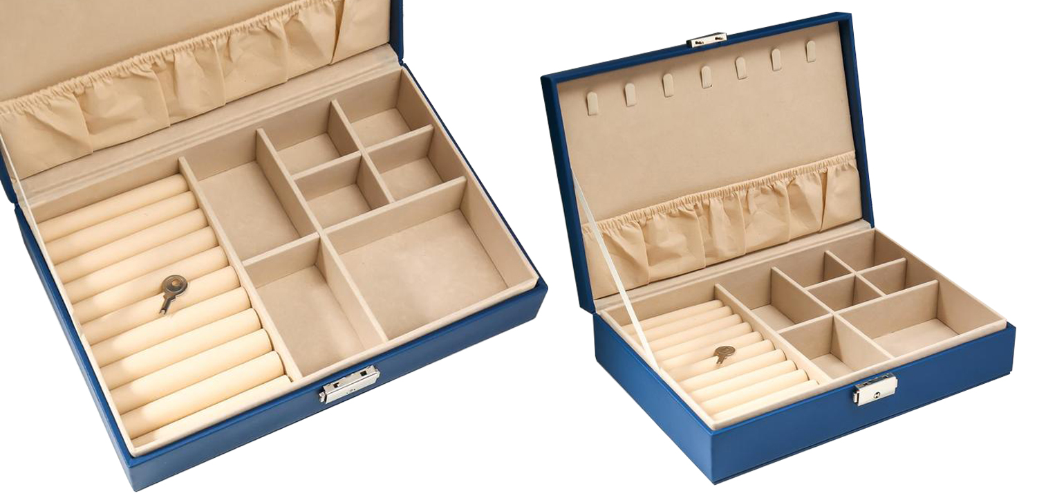 Шкатулка Mazarine Jewerly Organizer Box blue - фото