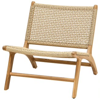 Кресло Wicker Rana lounge Chair Бежевый в Казани | Loft Concept 