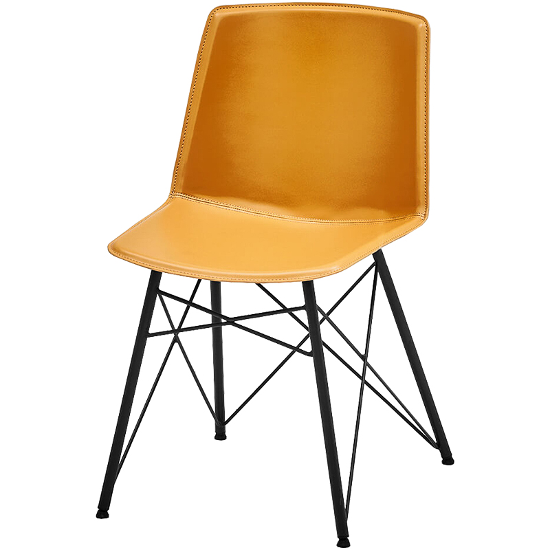 Стул Blaan Stool yellow Черный Желтый в Казани | Loft Concept 