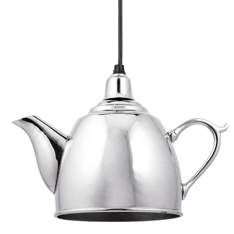 Подвесной светильник Teapot Серебряный в Казани | Loft Concept 