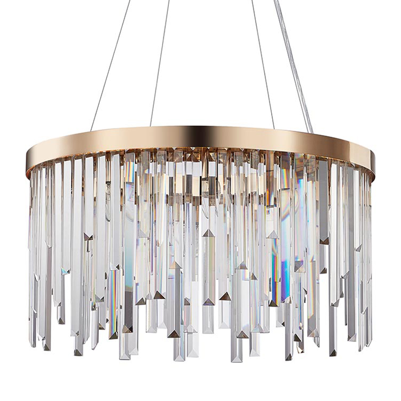 Люстра Bennett Chandelier gold 60 Золотой Прозрачный в Казани | Loft Concept 